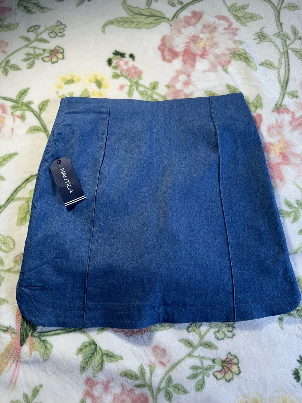 Nautica Classic Indigo Denim Mini Skirt
